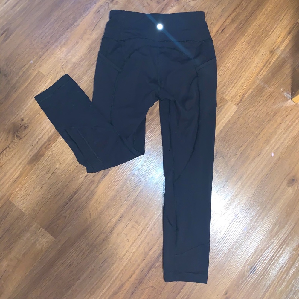 Highwaisted Black Lululemon Yoga Pants